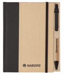 Hardcover Recycled Journals with pen
